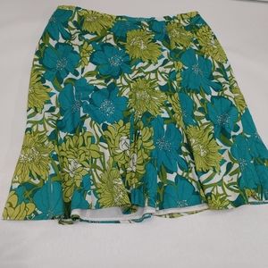 Laura Floral A-Line Skirt Size 20